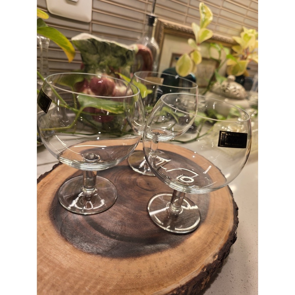3 Toscany Hand Blown Balloon Glasses - Picture 12 of 14